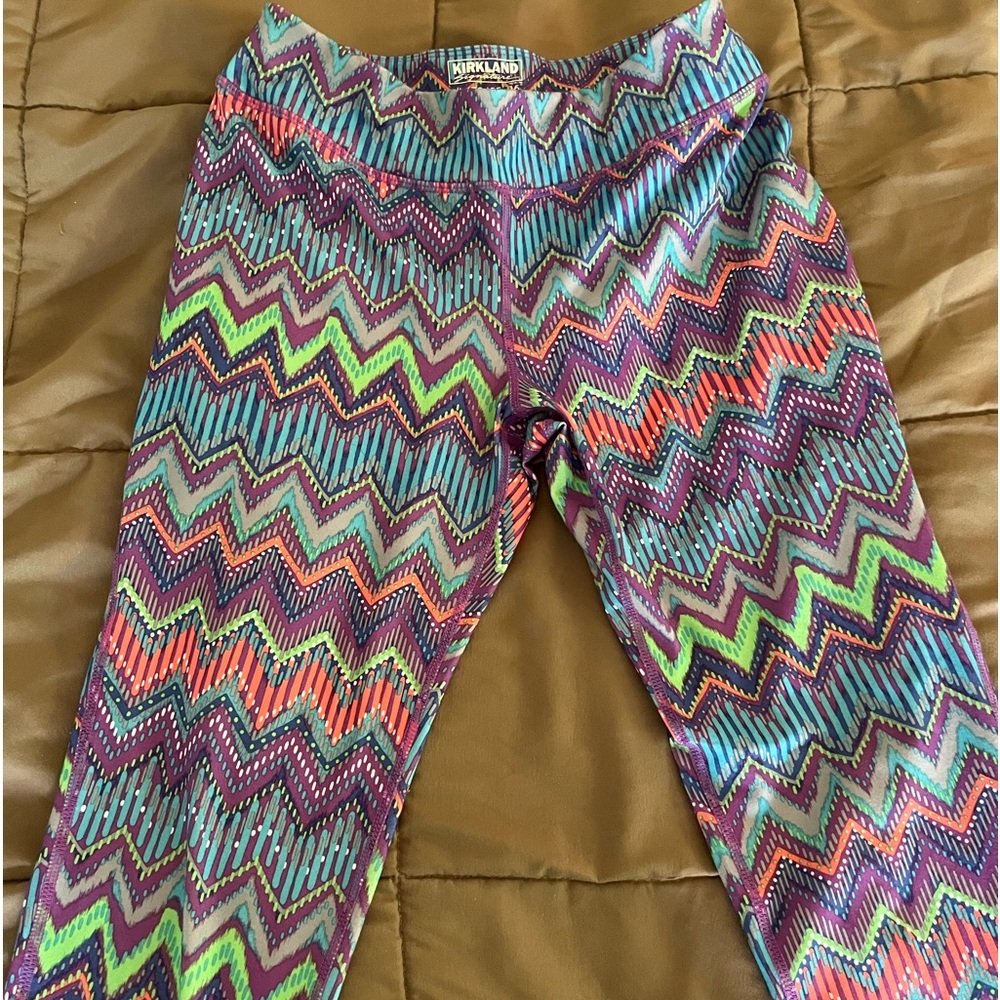 Like New Girl's Multi Colored Leggings Size XL 16